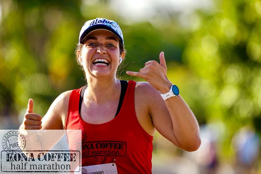 🏃🏻‍♀️ Letter 85: Kailua-Kona Half Marathon Reflections, Diving With Manta Ray Ghosts, Vagabond
